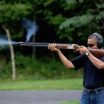 Obama Skeet Shooting